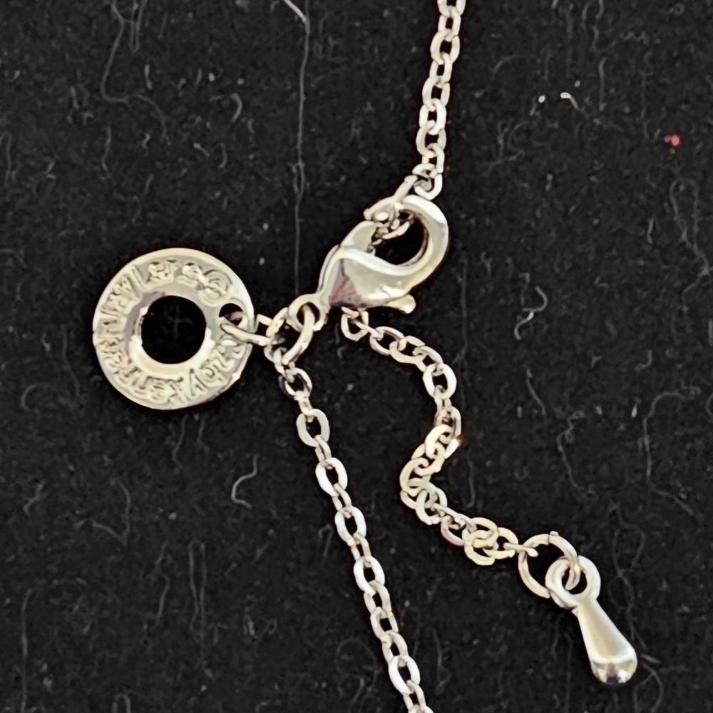 *NWT* Kenneth Jay Lane Silver Moissanite Necklace - Picture 9 of 15